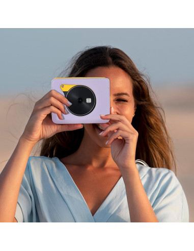 Funda de Cámara Andoer Retro Cuero PU para Kodak C300R/Mini Shot 3