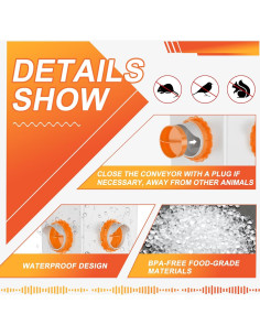 Comedero Automático para Pollos ZenxyHoC con 8 Puertos 2