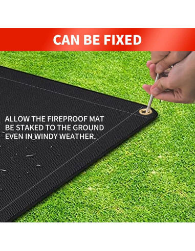 Alfombrilla para Parrilla Futuwi 121.9 x 106.7 cm a Prueba de Fuego