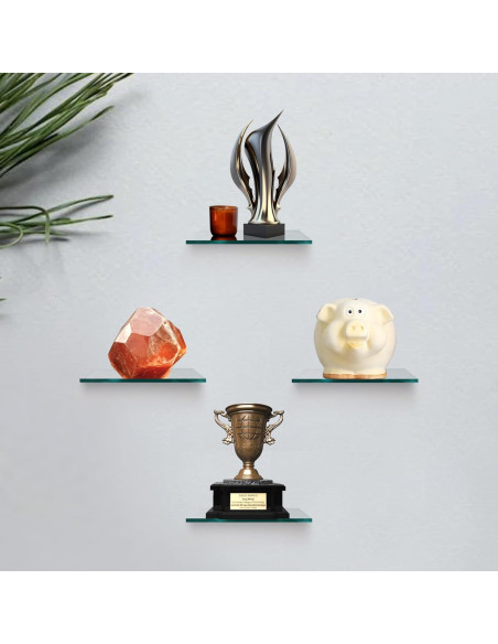 Estante de vidrio Trophy 20x20 cm Fab Glass y Mirror