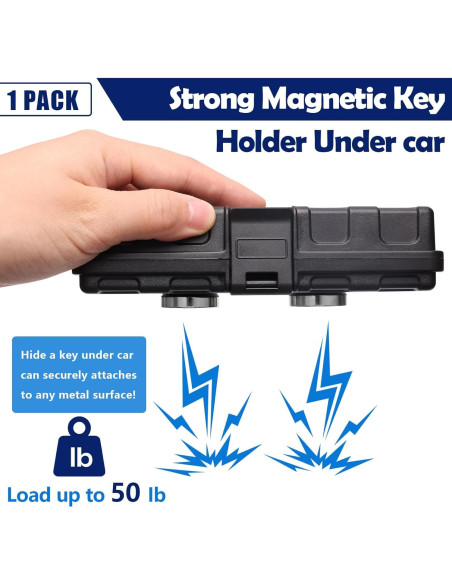 Caja de Llave Magnética COITEK - Impermeable y Duradera - 16.68x13.21cm