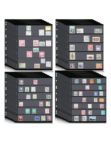 30 Páginas de Sellos Gersoniel PVC Impermeables 4/5/6/7 Filas