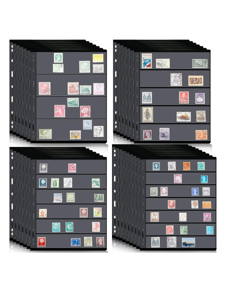 30 Páginas de Sellos Gersoniel PVC Impermeables 4/5/6/7 Filas