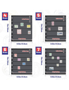 30 Páginas de Sellos Gersoniel PVC Impermeables 4/5/6/7 Filas 2