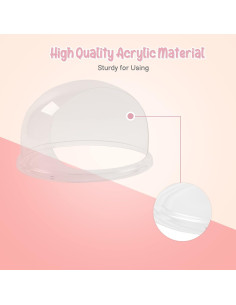 Cubierta Acrílica 21" ROVSUN para Máquina Algodón de Azúcar 2