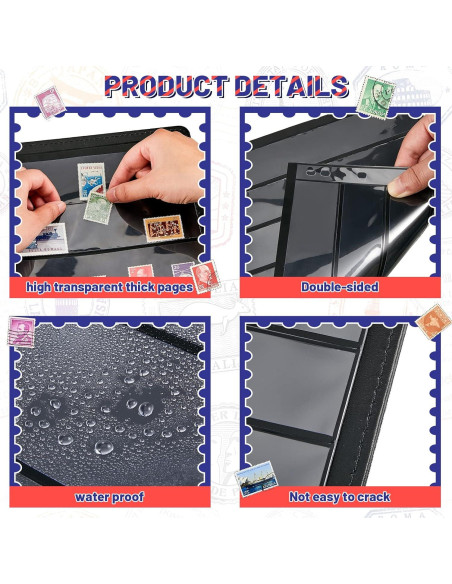 30 Páginas de Sellos Gersoniel PVC Impermeables 4/5/6/7 Filas