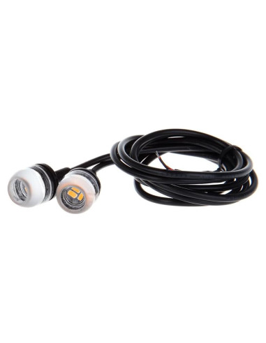 Luz de Niebla LED Amber ECCPP 18mm Impermeable