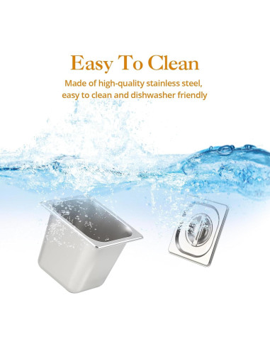 Calentador de Comida Eléctrico JustSmart 20QT Acero Inoxidable 1200W