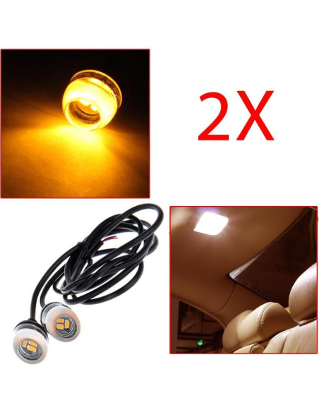 Luz de Niebla LED Amber ECCPP 18mm Impermeable
