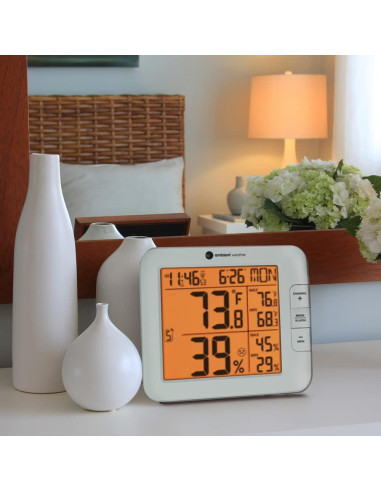 Estación Meteorológica Inalámbrica Ambient Weather WS-8482 con 7 Canales y Monitoreo WiFi