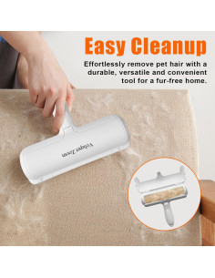 Removedor de Pelo de Mascota Velupet Zoom Reutilizable 20.6x18.8cm 2