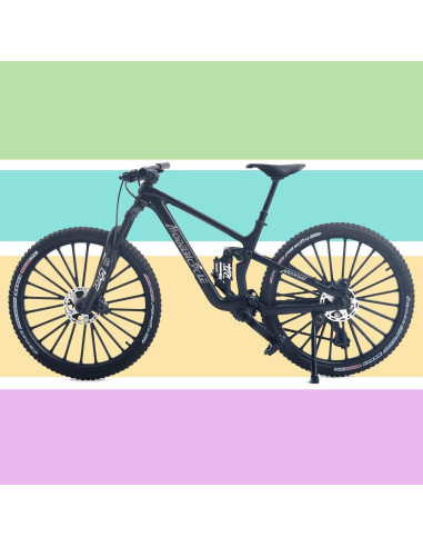 Bicicleta de Montaña Miniatura ZIYUE 20.3x11.2cm Negro