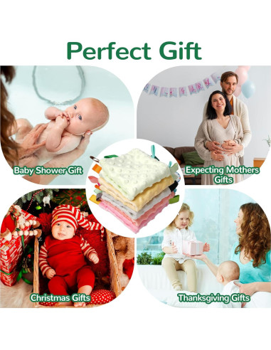 Manta de Seguridad para Bebés AnjeeIOT Gris Suave 25.4cm