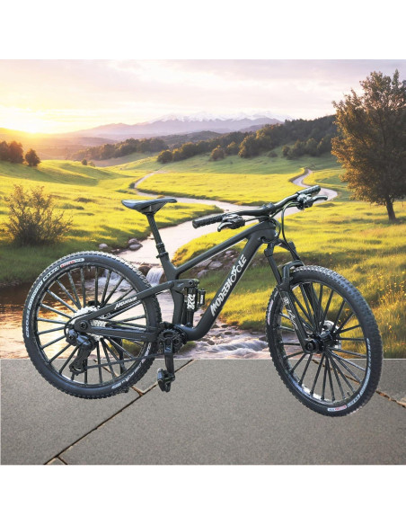 Bicicleta de Montaña Miniatura ZIYUE 20.3x11.2cm Negro