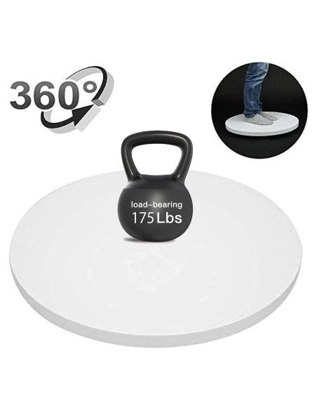 Exhibidor Giratorio Motorizado Yuanj 61 cm para Joyería y Modelos