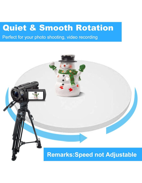 Exhibidor Giratorio Motorizado Yuanj 61 cm para Joyería y Modelos