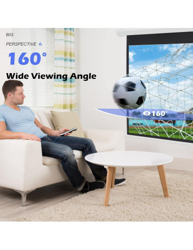 Pantalla de Proyección Motorizada YODOLLA 84" 4K HD 16:9