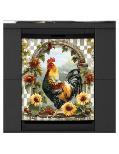 Cubierta Magnética para Lavavajillas o Refrigerador oooJHooo 58.42x66.04 cm