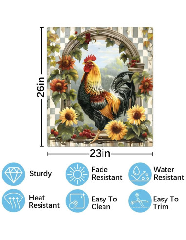 Cubierta Magnética para Lavavajillas o Refrigerador oooJHooo 58.42x66.04 cm