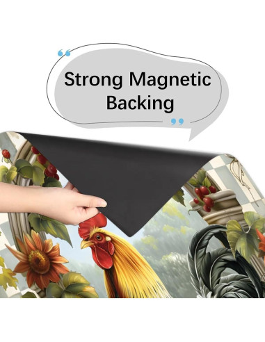 Cubierta Magnética para Lavavajillas o Refrigerador oooJHooo 58.42x66.04 cm