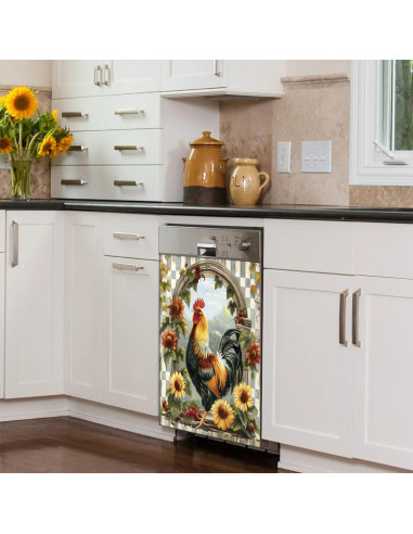 Cubierta Magnética para Lavavajillas o Refrigerador oooJHooo 58.42x66.04 cm