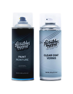 Pintura en aerosol ScratchesHappen Negro brillante 177ml