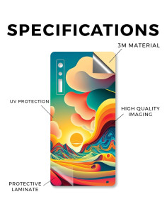 Funda de Tableta MightySkins para BOOX Palma 1 (2023) - Atardecer Surrealista - Vinilo Premium 2