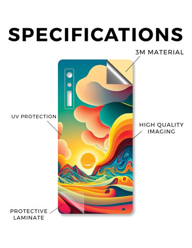 Funda de Tableta MightySkins para BOOX Palma 1 (2023) - Atardecer Surrealista - Vinilo Premium