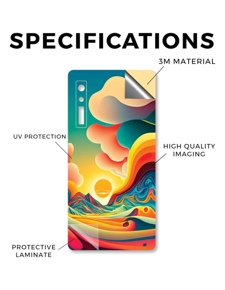 Funda de Tableta MightySkins para BOOX Palma 1 (2023) - Atardecer Surrealista - Vinilo Premium