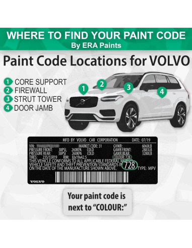 Pintura Automotriz ERA 498 Azul Metálico Caspian 7.4 ml