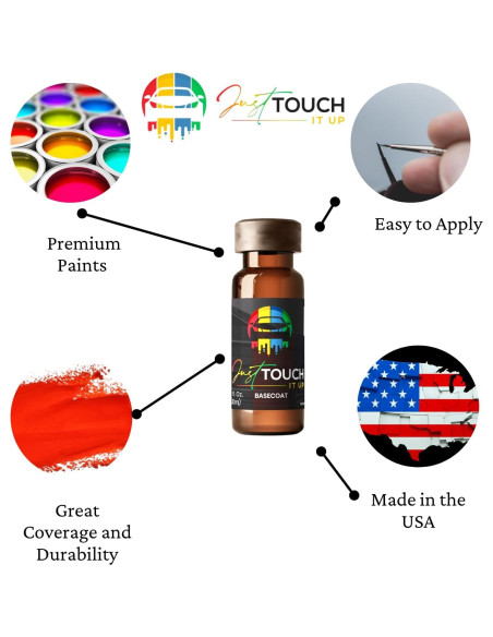 Kit de Retoque de Pintura JUST TOUCH IT UP Rojo Sangría 15ml