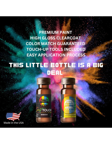 Kit de Retoque de Pintura JUST TOUCH IT UP Rojo Sangría 15ml