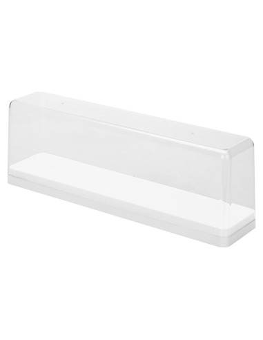 Caja de Exhibición Acrílica AUNMAS 36x8.5x12cm Blanca