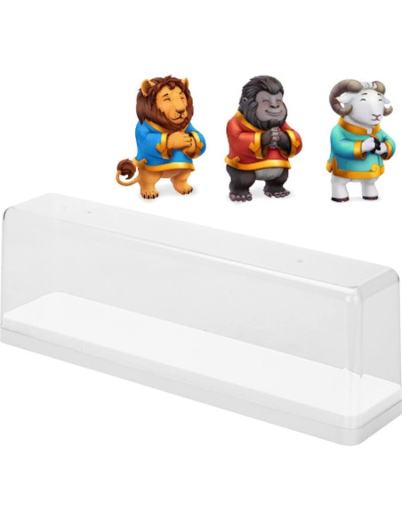 Caja de Exhibición Acrílica AUNMAS 36x8.5x12cm Blanca