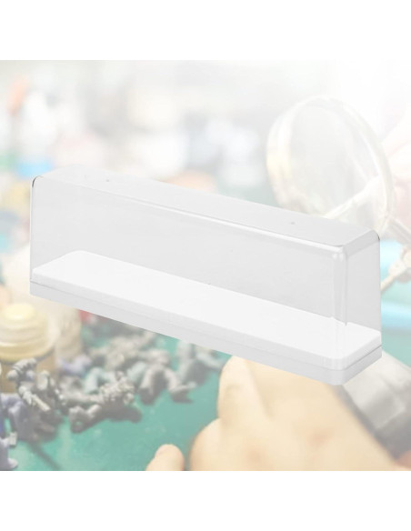 Caja de Exhibición Acrílica AUNMAS 36x8.5x12cm Blanca