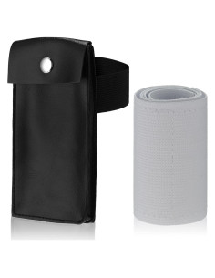 Bolsa Ninja Kunai Frienda de Cuero PU con Banda Elástica 14.5cm