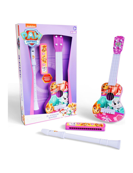 Set Musical Patrulla Canina Lollipop - Armónica, Ukulele y Flauta