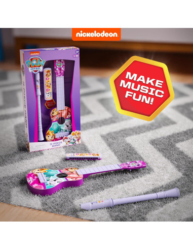 Set Musical Patrulla Canina Lollipop - Armónica, Ukulele y Flauta