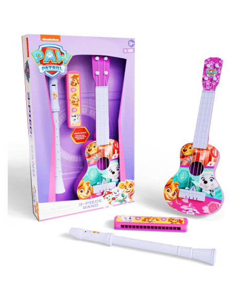 Set Musical Patrulla Canina Lollipop - Armónica, Ukulele y Flauta