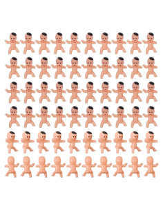 60 Bebés de Plástico ZZYFGH para Juegos y Decoraciones