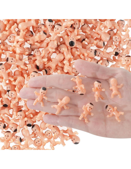60 Bebés de Plástico ZZYFGH para Juegos y Decoraciones