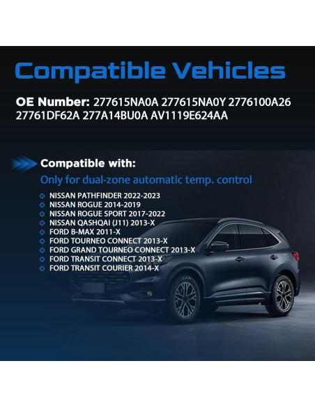 Resistor Motor Ventilador AITKEN 12V Compatible Ford Nissan