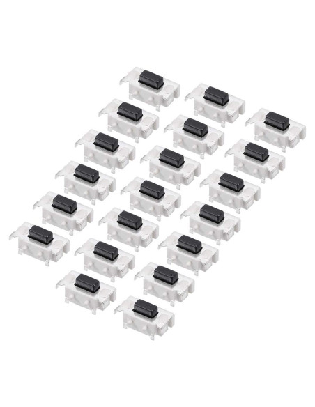 Interruptor Táctil Momentáneo uxcell 3x6x3.5mm 20 Pcs