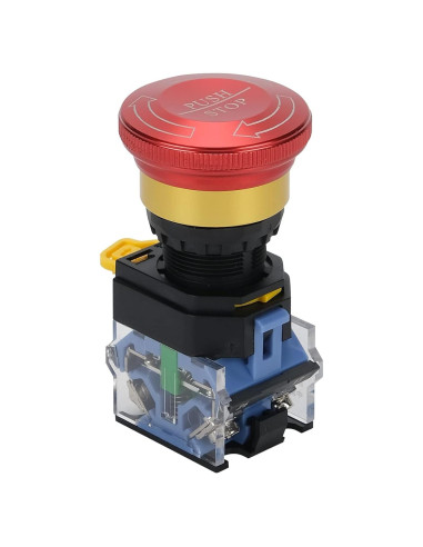 Botón de Parada de Emergencia MARSTEK 22mm IP67 10A 440V