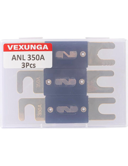 Fusible ANL 350A VEXUNGA para Audio de Coche 32V - Paquete de 3