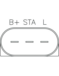 Regulador de Voltaje 12V Parts Player para Ford IR 3G 2