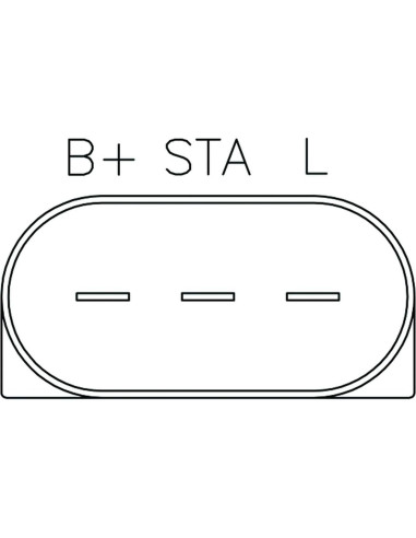 Regulador de Voltaje 12V Parts Player para Ford IR 3G
