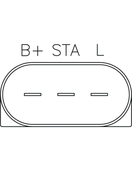 Regulador de Voltaje 12V Parts Player para Ford IR 3G