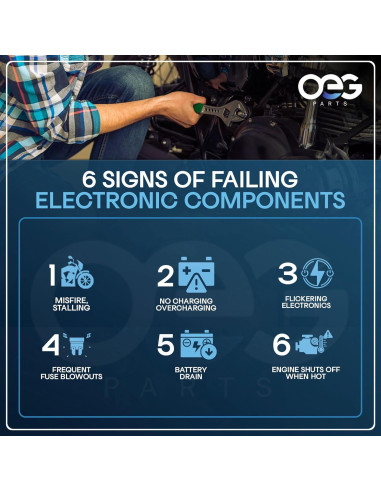 Regulador de Voltaje 12V Parts Player para Ford IR 3G