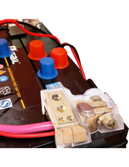 Conectores de Terminal de Batería COROTC 0/4/8/10 AWG Positivo Negativo